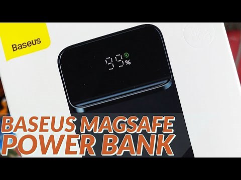Baseus Magnetic Wireless Power Bank for iPhone 12 & 13 - UNBOXING & HANDS ON (Affordable MagSafe!)