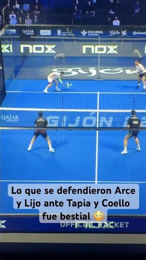 Bestial defensa de Arce y Lijo 😳#padel #padelskills #tennis #sports #gijón