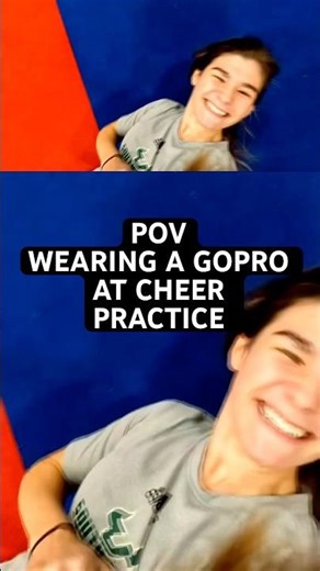 Girls b crazy with GoPro #cheer #povcheer #pov #cheerleadingbloopers #gopromilliondollarchallenge