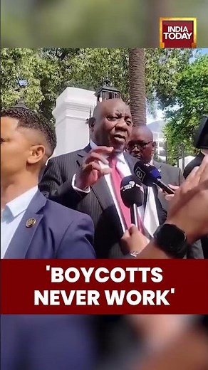 'G20 Will Go On': South African President Cyril Ramaphosa On US Decision To Boycott G20 Summit