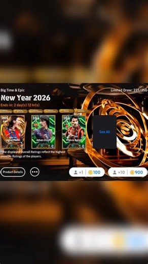 New Year 2026 || Pack opening 🥶🥶 || #efootball #efootball2024 #efootball2025