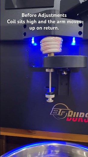 Initial testing of burstfire induction annealer.