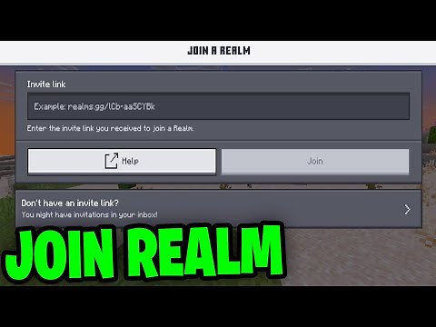 How To Join Minecraft Realms On Mobile! - Tutorial