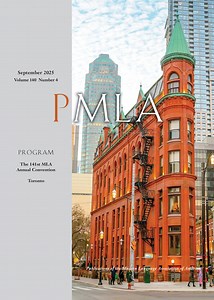 PMLA | Cambridge Core