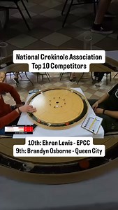 🏆 It’s halfway through the 2025 National Crokinole Association tour: it’s time for a mid season review! We’re working on getting that out, but for now- some highlights from some top players 🏆 ✅ in 10th is Ehren from the Extra Pint Crokinole Club @extrapintcrokinole : the Vermont State Champion, 2nd at the Charlotte Masters, and 3rd at the Brooklyn Singles ✅ ⭐️ In 9th is Brandyn Osborne from the Queen City Crokinole Club @queencitycrokinole : 3rd at the Scenic City Crokinole Classic, and finali