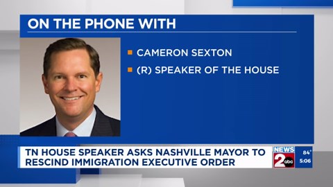 TN house speaker asks Nashville mayor to rescind immigration executive order
