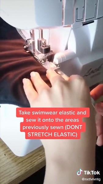 Watch us create Bikini Bottoms from a T-Shirt!🔥 #learnontiktok #tiktokpartner #tiktokdiy #diy #diyproject