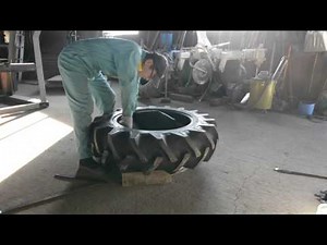 トラクタータイヤ交換（新品取り付け）