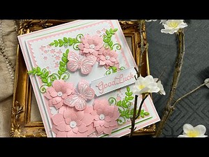 Creative Expressions Rippled Poinsettia ~ Summer Vibes ~ Card Making Tutorial With Jamie Rodgers