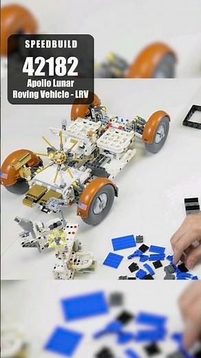 LEGO 42182 Speedbuild | LEGO Technic Apollo Lunar Roving Vehicle | Timelapse 42182 | LEGO Space 2024