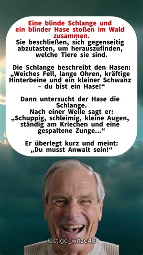 🐍 Schlange und Kaninchen 🐇 🤣#flachwitz #lustig