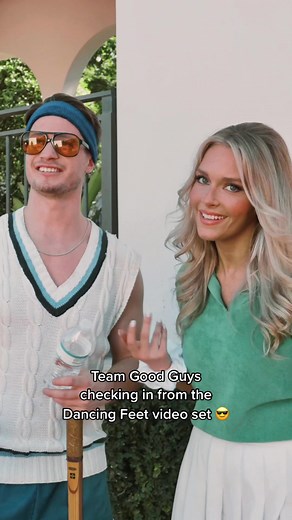 Team Good Guys all day 🎾🏆#DancingFeet video dropping Monday! #SportsTiktok @Camille Kostek