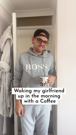 POV: She’s not a morning person 🤣 ☕️ #morning #couple #funny | Coxy.official