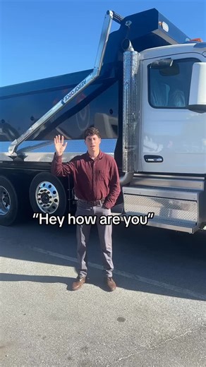 Everyone checks on the trucks, but who’s checking on the salesman? 😂 #sales #jokes #peterbilt #trucktok | The Pete Store