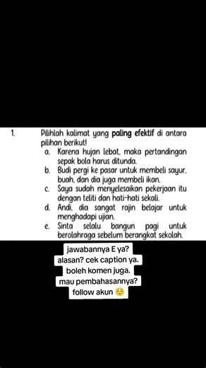 Ciri-Ciri Kalimat Efektif yang Perlu Diketahui