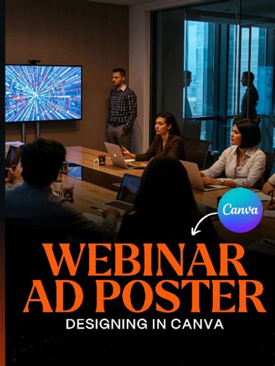 Create Stunning Webinar Ads with Canva