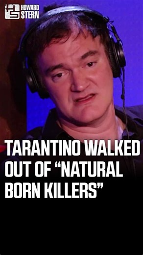 Howard Stern Show on Instagram: "Quentin Tarantino reveals why he walked out of watching “Natural Born Killers” despite having written the film."