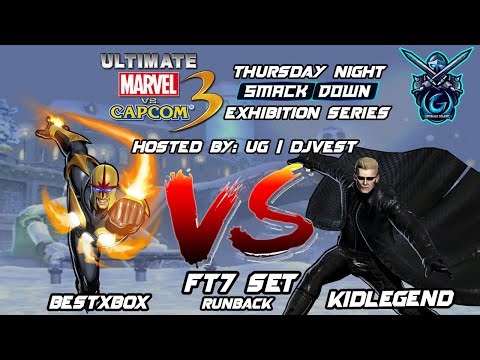 UMVC3 Thursday Night Smackdown Exhibition Series - BestXbox VS KidLegend FT7 Set Runback