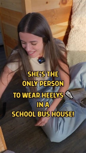 7.3K views · 80 reactions | The inside of this skoolie has room for so many activities 藍 like riding heelys  Need Lithium Batteries, Solar Panels or an inverter for your rig?! https://signaturesolar.com/?ref=mobiledwellings has the best prices and you can get $50 off with my code "MobileDwellings50" at checkout | Mobile Dwellings | Facebook