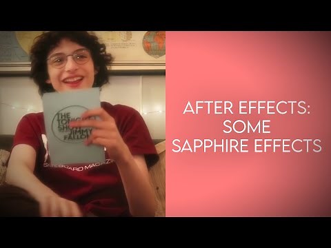 after effects | sapphire effects
