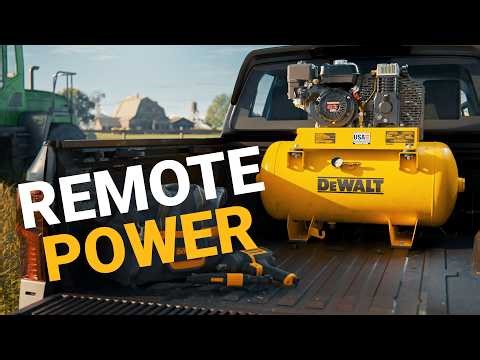 Unleash Air Power in the Field: The DeWalt 30-Gallon Truck Mount Compressor