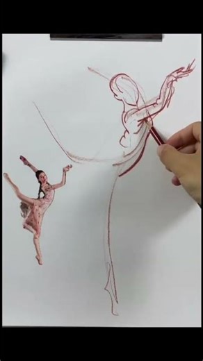 Dynamic pose figure drawing #art #figuredrawing
