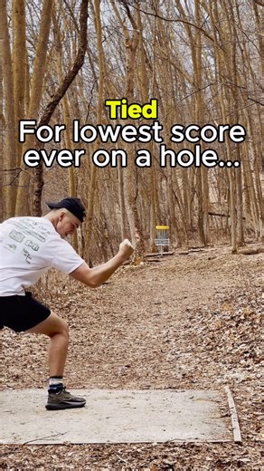 Ledgestone Disc Golf on Instagram: "THINK WE JUST STARTED A NEW TREND 😂⬇️ Take this template and share YOUR disc golf world record! If you have an ace on camera, share in the joy of knowing you are tied with the lowest score ever recorded on a hole. Don’t forget to tag us! #ace #discgolf #viral"