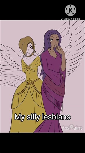 Silly lesbians #art #originacharacter #speedpaint