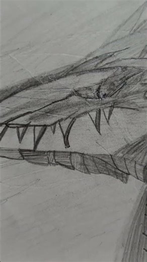 dragon by 7 year kid #artclass #drawingideas #artchallenge