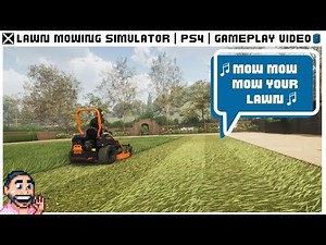 Lawn Mowing Simulator | PS4 | Gameplay | Tutorial | "Mow Mow Mow Your Lawn"
