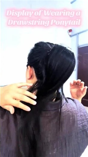 Stunning Drawstring Ponytail Demo Buy Now for Glamorous Hair #HumanHairWig