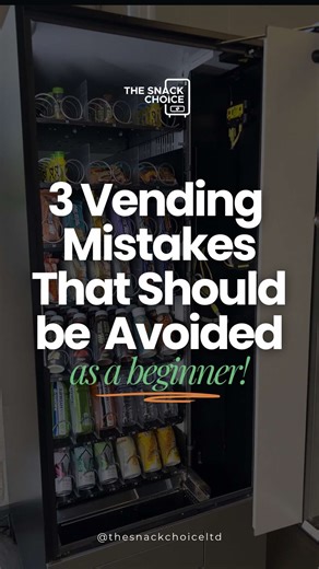WATCH THIS! We’ve seen people get it wrong so many times, and honestly, we did too when we started vending. It’s usually the same few mistakes… and they’ll cost you way more than you expect. Follow us for more BTS and vending insights of running a vending machine business in the UK. #thesnackchoice #vendingmachinebusiness #entrepreneurlife #vendingjourney