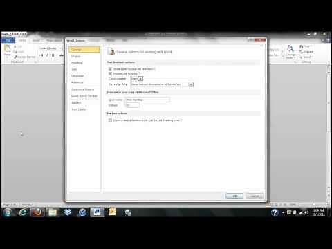 How To Change Background Color Tutorial - Microsoft Office 2010