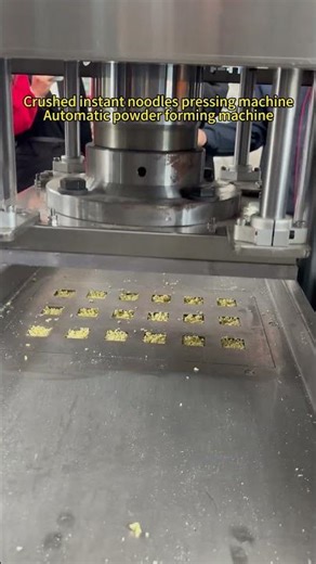 Crushed instant noodles pressing machine/Automatic powder forming machine