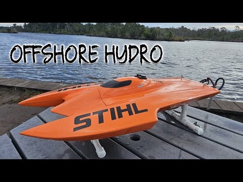 Winds Blowing I'm Still Going, Deltaforce Vortex 34 Hydroplane Carbon Push Rod Test