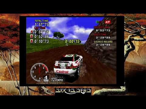 Sega Saturn - NTSC-U - Sega Rally Championship - Time Trial - Desert - 3 Laps (Standard) - 2:39.960