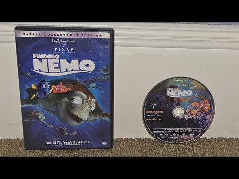 Finding Nemo USA DVD Walkthrough 4:3 Display (2003)