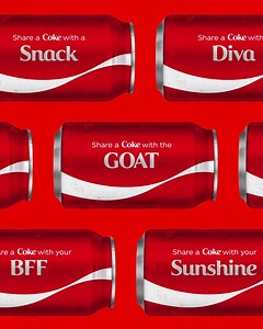 Never. Ending. Names. 😍 Share a Coke and a shout out with your mates at shoutout.coca-cola.com.au 🤩 | Coca-Cola