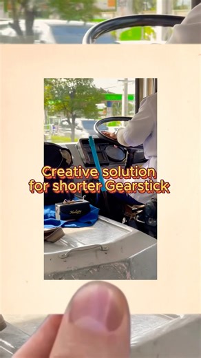 Bus Driver’s brilliant DIY Hack with PVC Pipe Gearstick extension