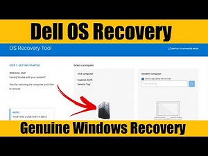 How to download dell os image recovery, dell os recovery tool, laptop & dekstop orignal recovery