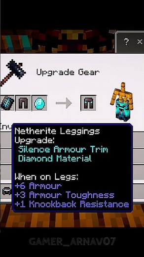 You NEED this Armor Trim Combo! #Minecraft