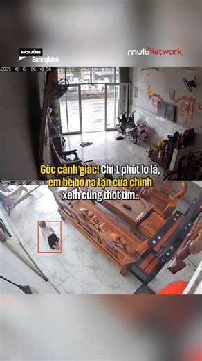 430K views · 505 reactions | Góc cảnh giác! Chỉ 1 phút lơ là, em bé bò ra tận cửa chính xem cũng thót tim… #reels #viral #MultiNetwork | The Next Face Vietnam | Facebook
