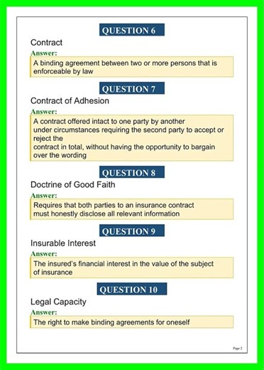 COMMERCIAL LINES 101 INSURANCE DEFINITION PART 3