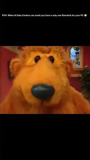 When you have only 1 ramstick & Ai can smell you have one 😳