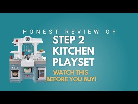 Step 2 Kitchen Trends Playset Review - One of my all time favorite toys for my 2 year old toddler.