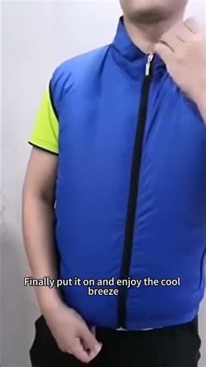 How to Install the Cooling Vest#fashion #coolingvest