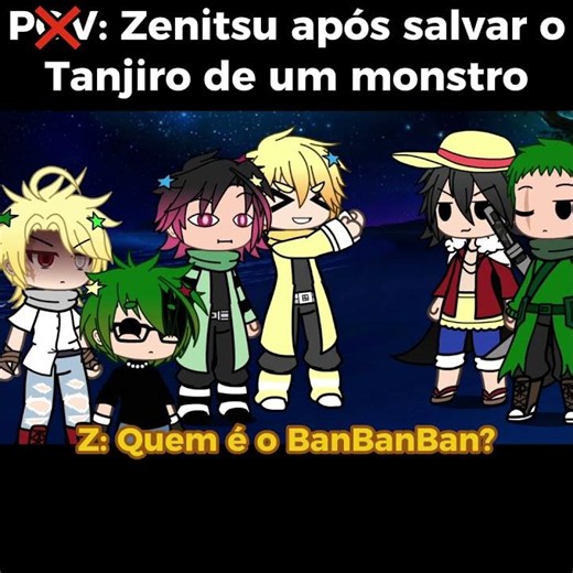 POV❌: Zenitsu após salvar o Tanjiro de um monstro