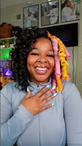 Curlformers on natural hair #curlformers #naturalhairstyle