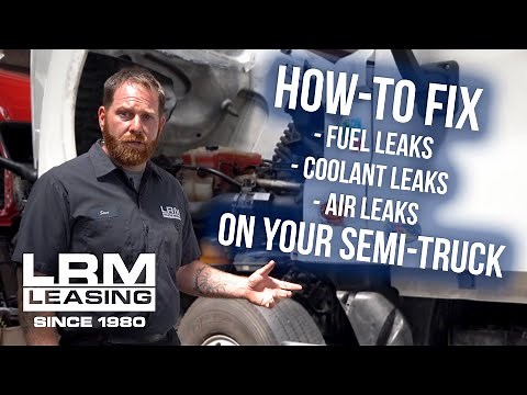How To Fix Common Leaks On Your Freightliner Cascadia DD15 - LRM Leasing