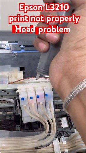 Epson L3210 print not properly Head problem#epson #service #printersupportsoftware